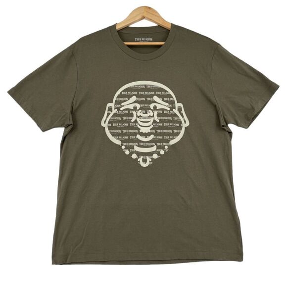 True Religion Logo Crew Neck Tee NWT XL